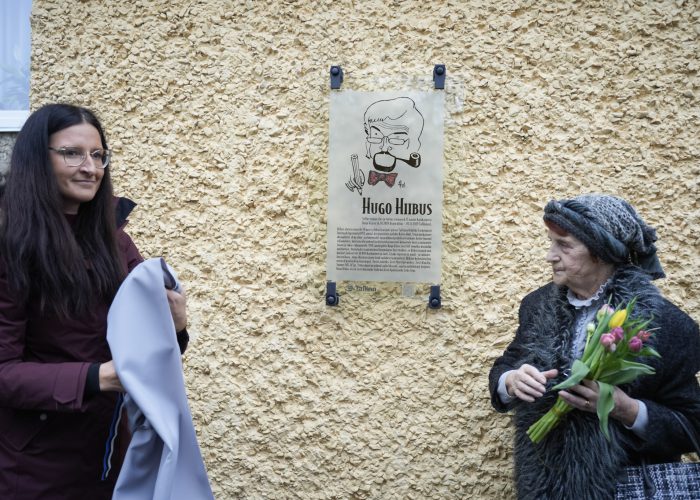 Lasnamäel avati mälestustahvel Hugo Hiibusele