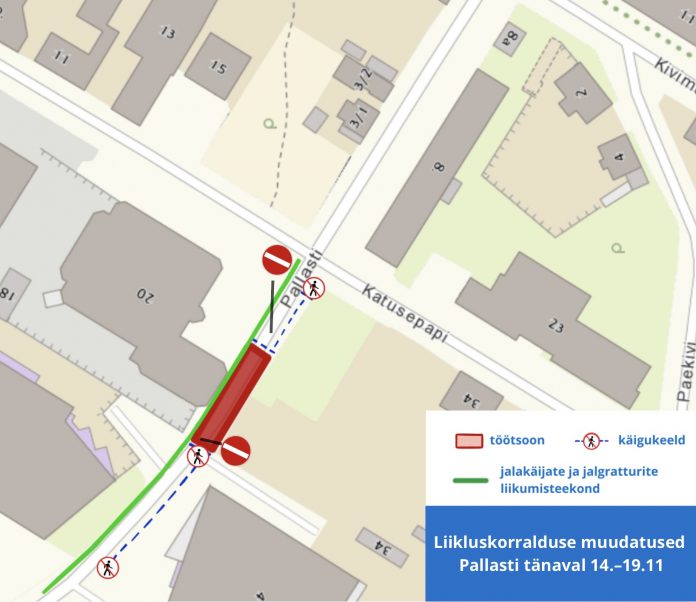 Liiklusskeem Pallasti tn