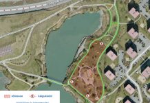 Наглядная схема: зимняя организация движения в парке Паэ