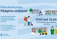 Rahvakohtumine linna esindajatega: räägime olulisest!