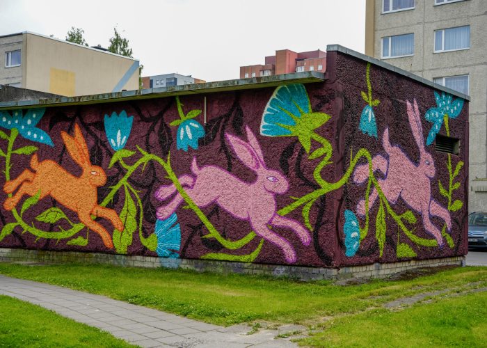 Loitsu tänava alajaama Lasnamäel kaunistab kogukonnaga loodud seinamaal
