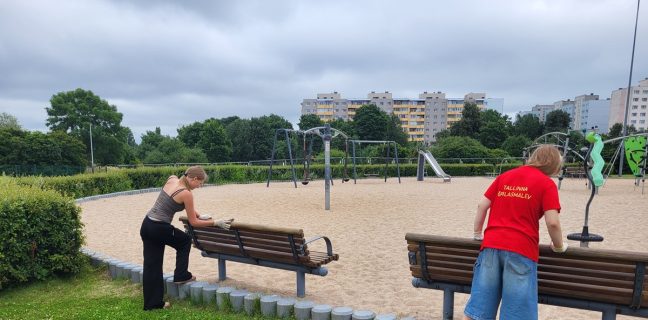 Malevasuvi Lasnamäel on täies hoos