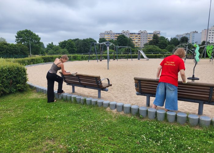 Malevasuvi Lasnamäel on täies hoos
