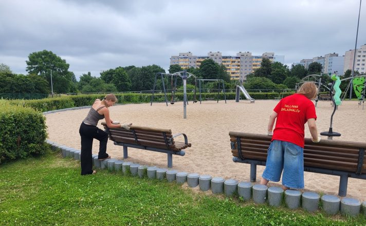 Malevasuvi Lasnamäel on täies hoos