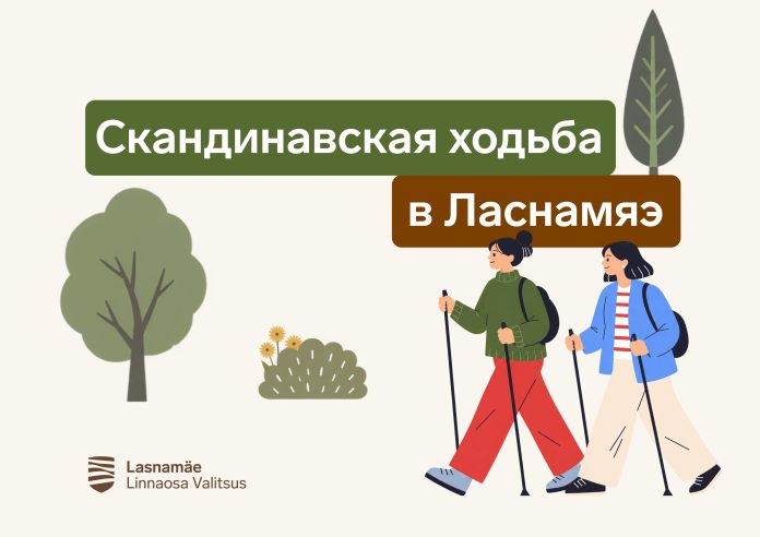 Скандинавская ходьба в Ласнамяэ