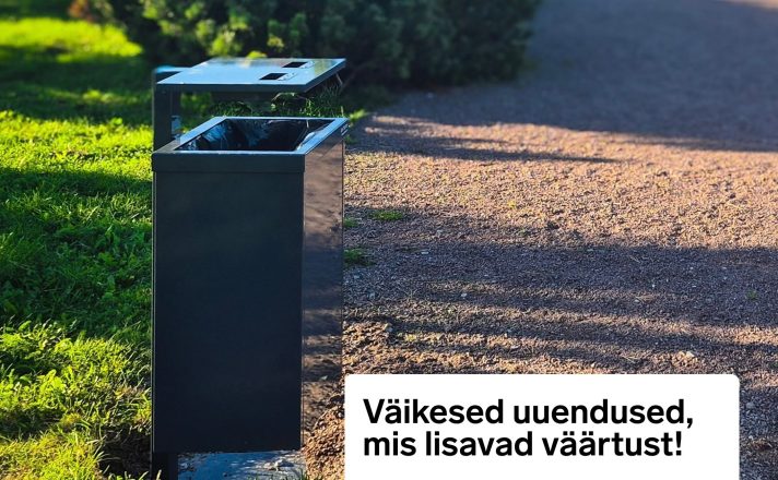 Lasnamäel uuendati prügikaste ja täiendati tänavamööbli reservi